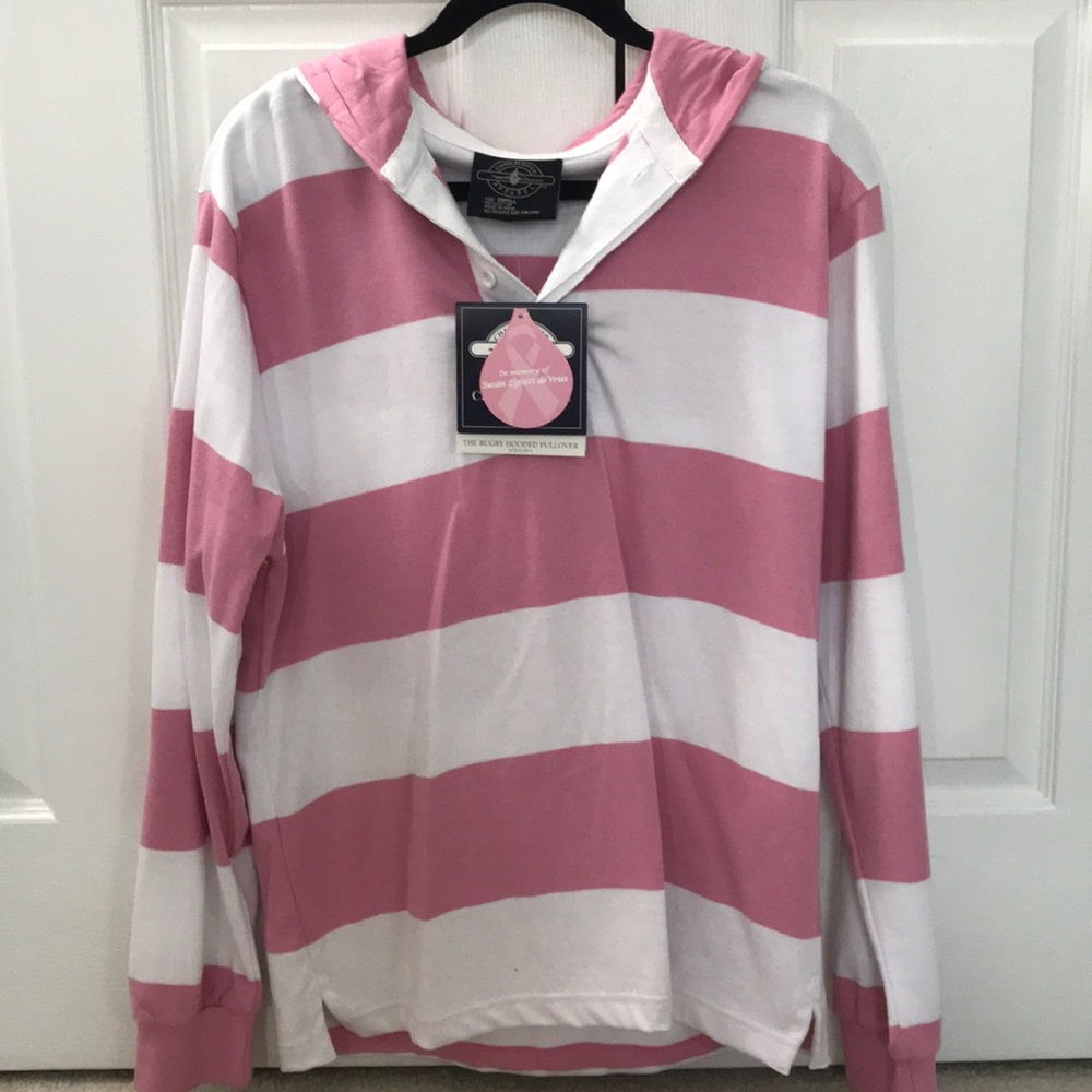 Rugby hooded pullover